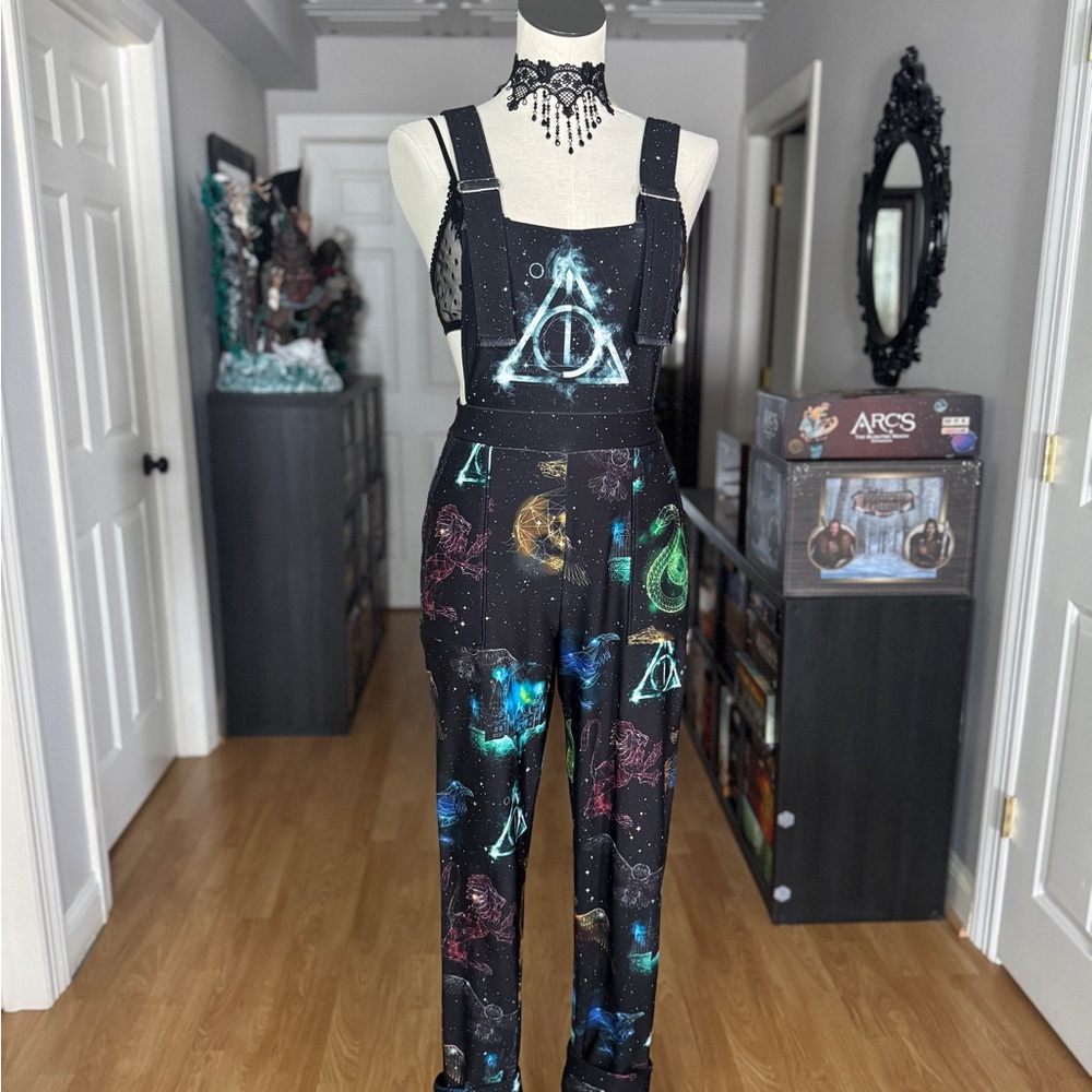 OFFER ME Blackmilk Harry Potter Hogwarts Deathly Hallows Galaxy Overalls